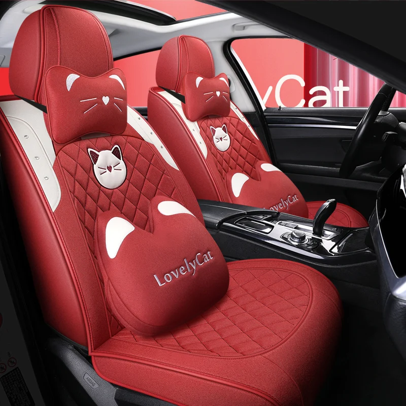 

Full Coverage flax fiber car seat cover auto seats covers for geely atlas boyue emgrand x7 geeli emgrand ec7