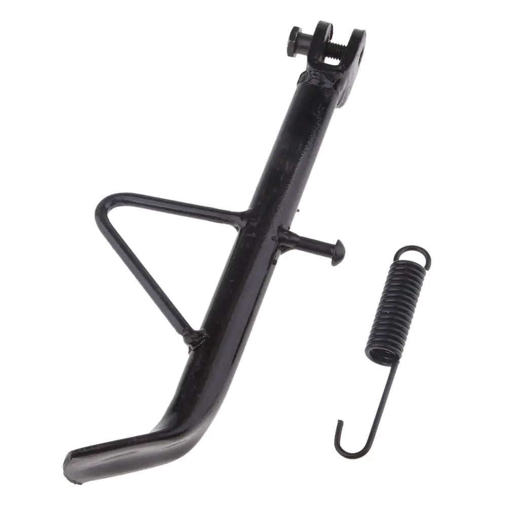 Black 20cm Универсальная Подножка для мотоцикла, боковая стойка для парковки, подставка для ног, для скутера, электровелосипеда, 21 см, черный цвет - Цвет: Black 20cm