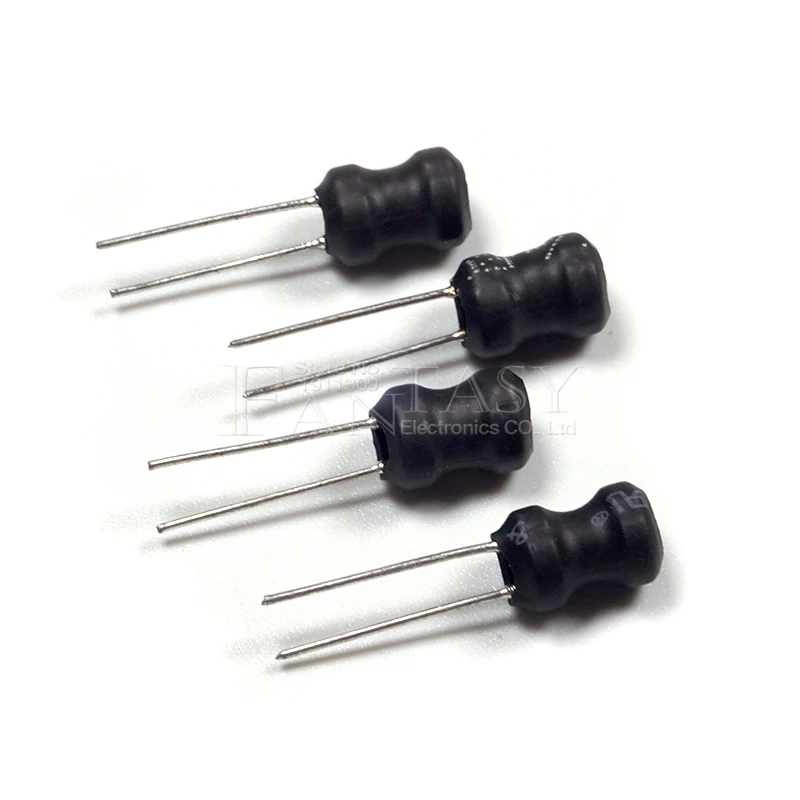 100 шт. неэкранированный проволочный индуктор DIP power 0608(6*8 мм) 150uH 220uH 330uH 470uH 1mH 2.2mH 3.3mH