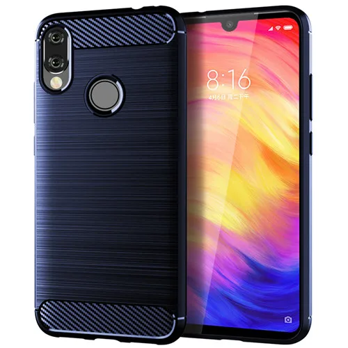 Синий Чехол для телефона для Xiao mi Red mi Note 7 8 6 Pro 5 5A 6A GO 4 4X S2 7A 8T глобальная версия TPU чехол для Red mi 8A A3 9 Lite 9T - Цвет: Синий