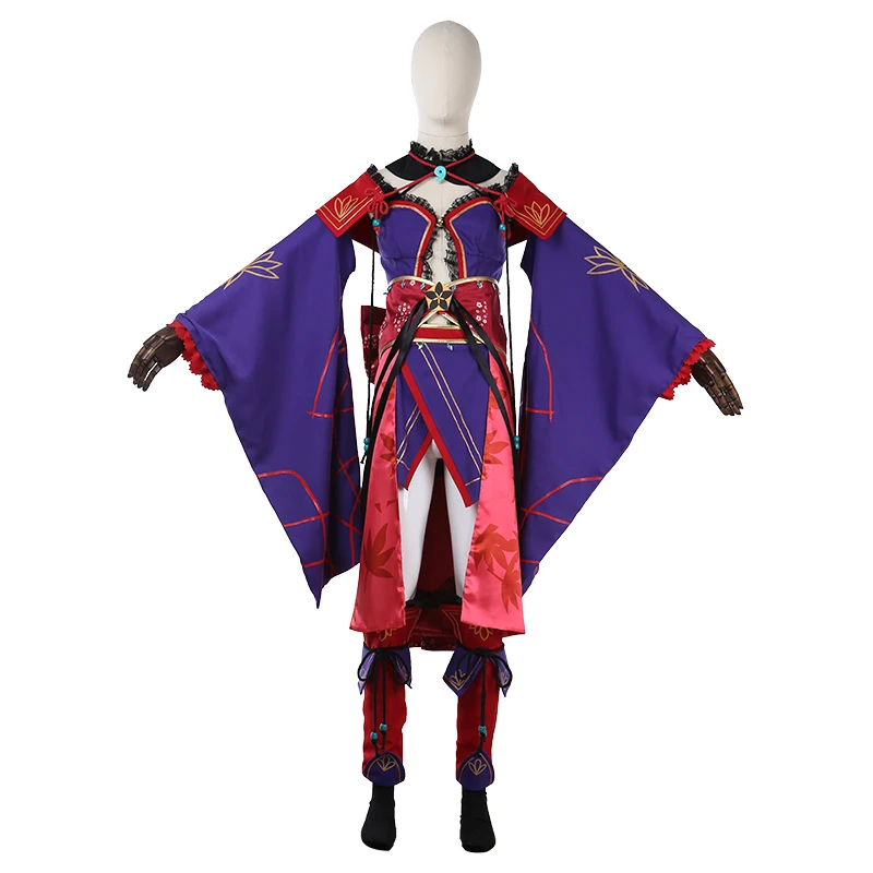 Аниме Fate Grand Order Saber Miyamoto Musashi Косплей Костюм Костюмы на Хэллоуин