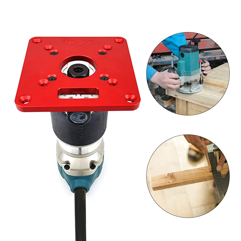 Фрезерный стол из алюминиевого сплава вставная пластина деревообрабатывающий