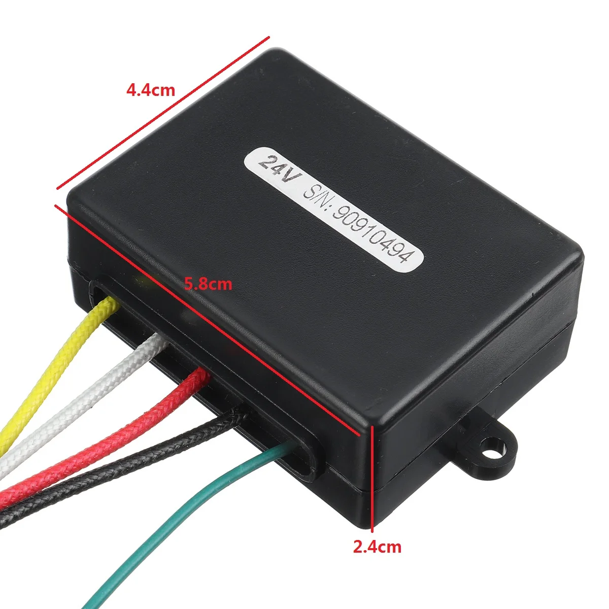 Беспроводная электрическая цифровая лебедка с дистанционным управлением 24 В для
