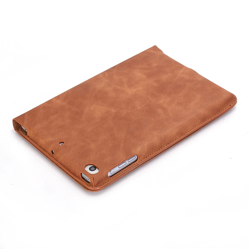 Retro Tablet Cover For iPad mini 2 3 Case Smart Card Slot PU Leather Stand Hand Strap Funda 1 A1432 | Компьютеры и офис