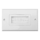 Проходной кабель для дома, многофункциональная настенная панель из АБС-пластика для защиты от пыли, с простой установкой