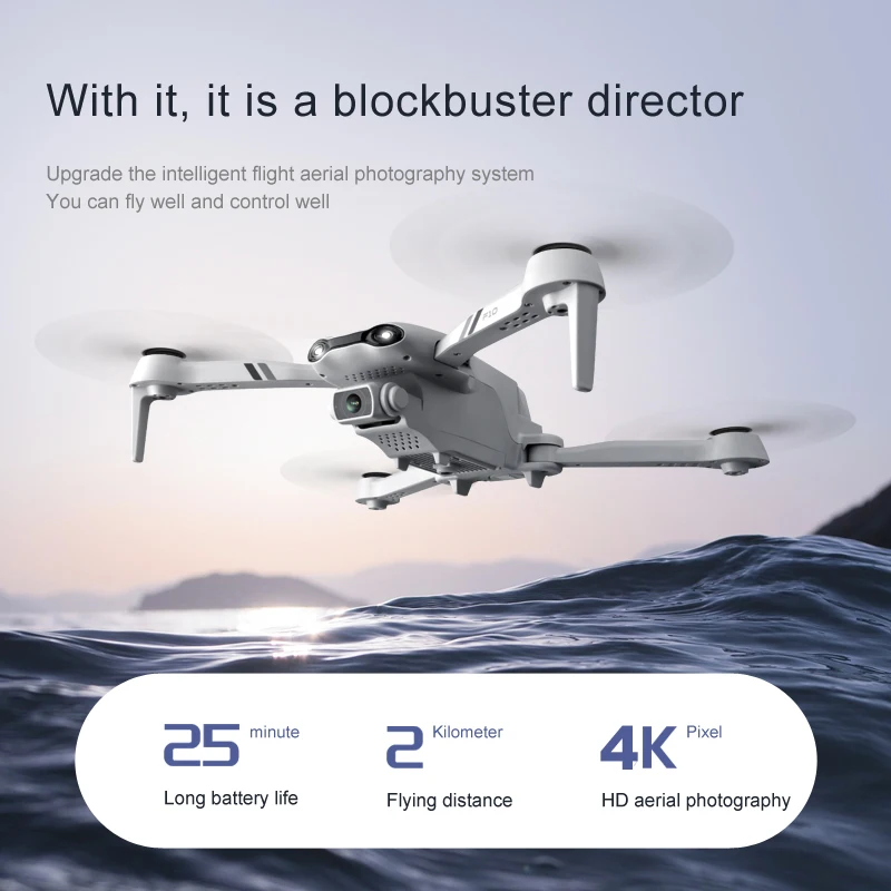 

Outdoor Drone 4K HD Dual Camera with GPS 5G WIFI Wide Angle FPV Real-Time Transmission Rc Distance 2km Professional Drones Toys