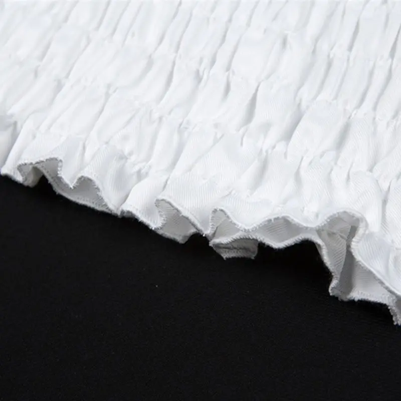 Женское короткое Сетчатое платье с рукавами-пузырьками сексуальное мини-платье