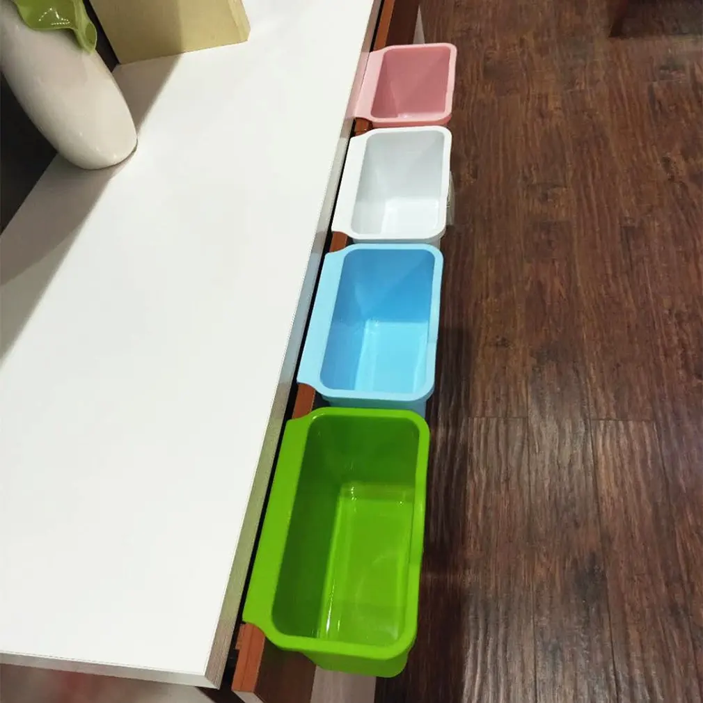 Креативная подвесная корзина для мусора на дверь кухонного шкафа пластиковая