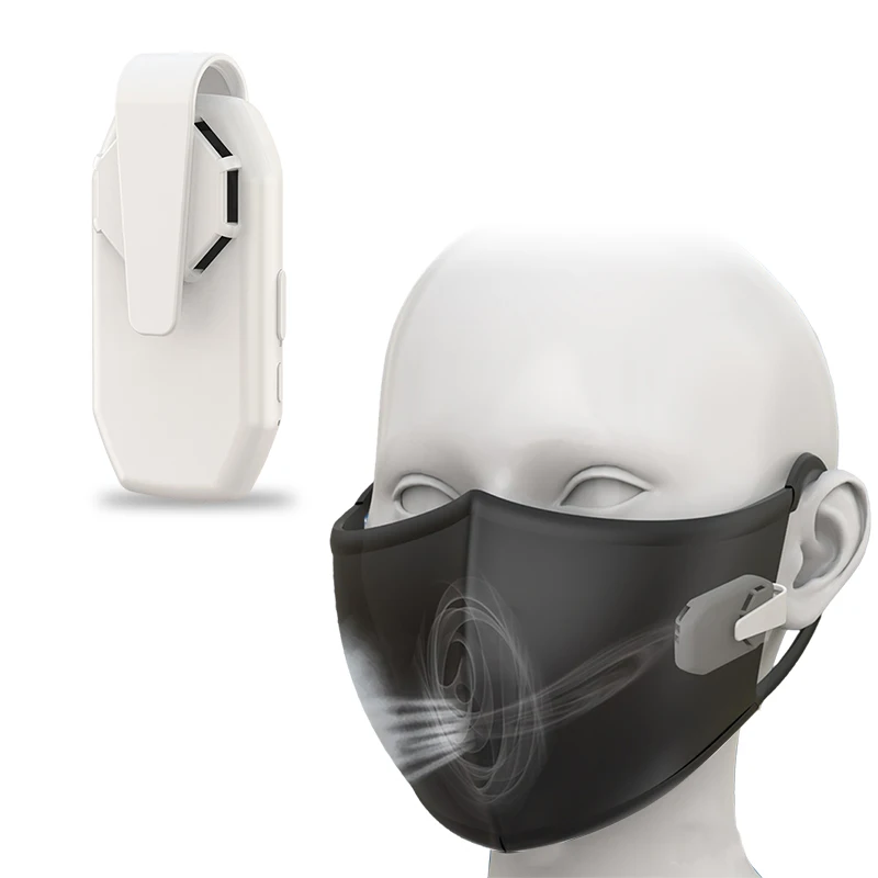 

Portable USB Rechargeable Mini Mask Fan Clip-On Summer Mute Light Weight Outdoor Sports Cooling Wearable Facial Mask Fans
