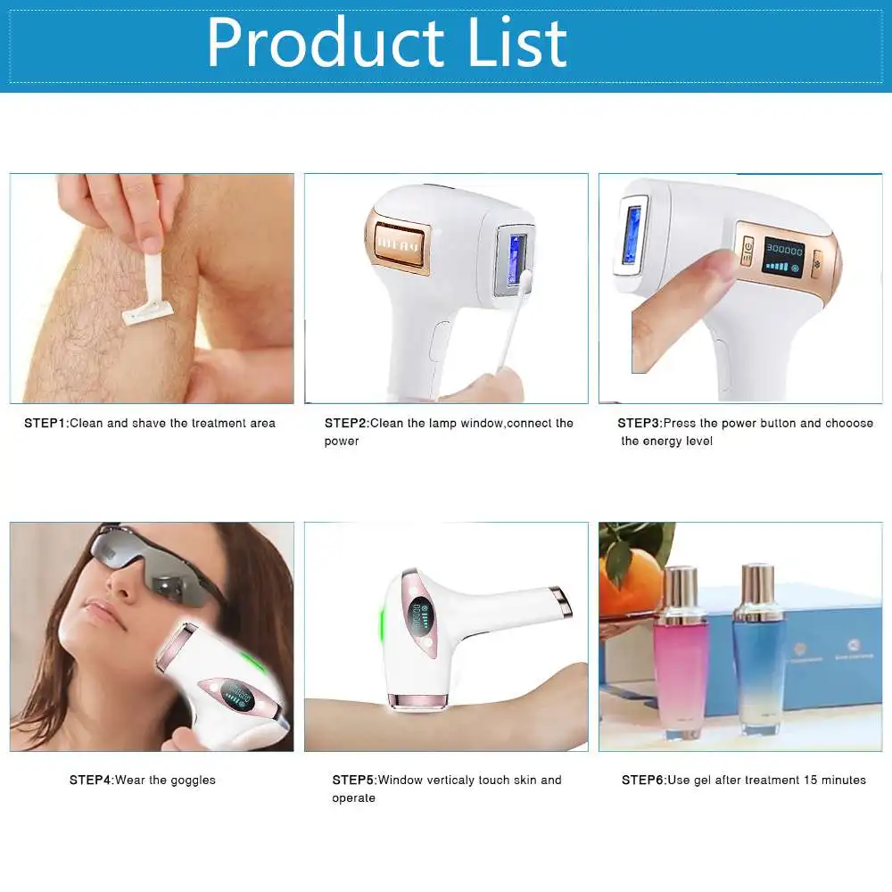 IPL для домашнего использования новая лазерная машина удаления волос лазерный