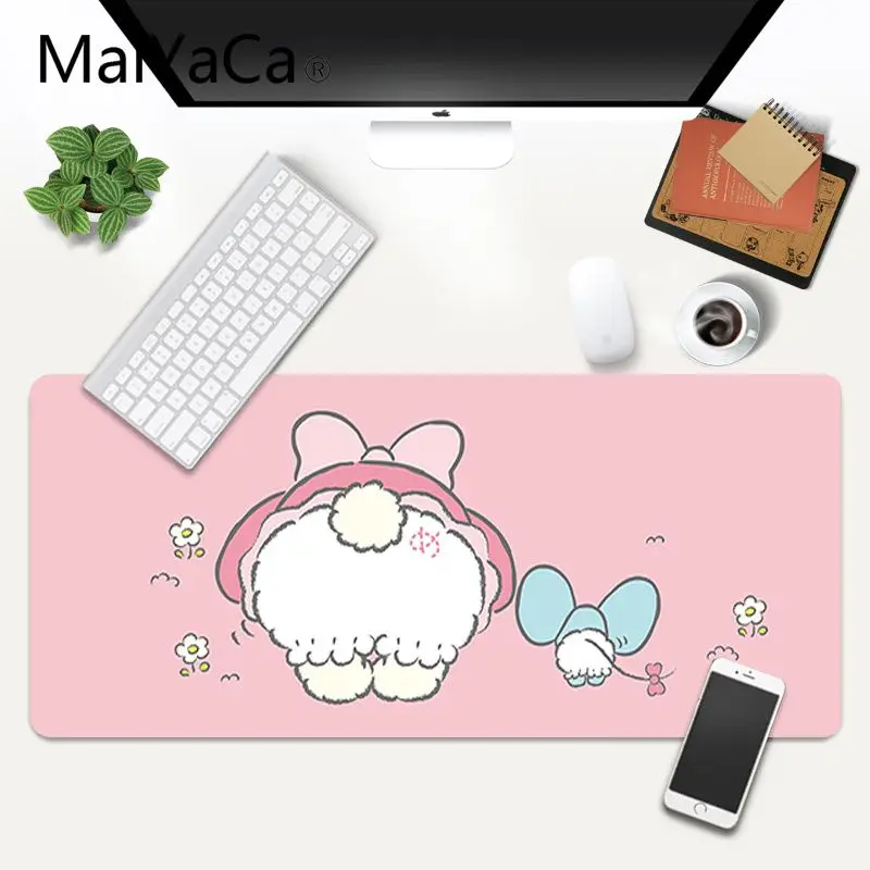 maiyaca japan anime mousepad gamer cute 60x30cm kawaii large gaming mouse pad xl locking edge laptop notebook desk mat free global shipping