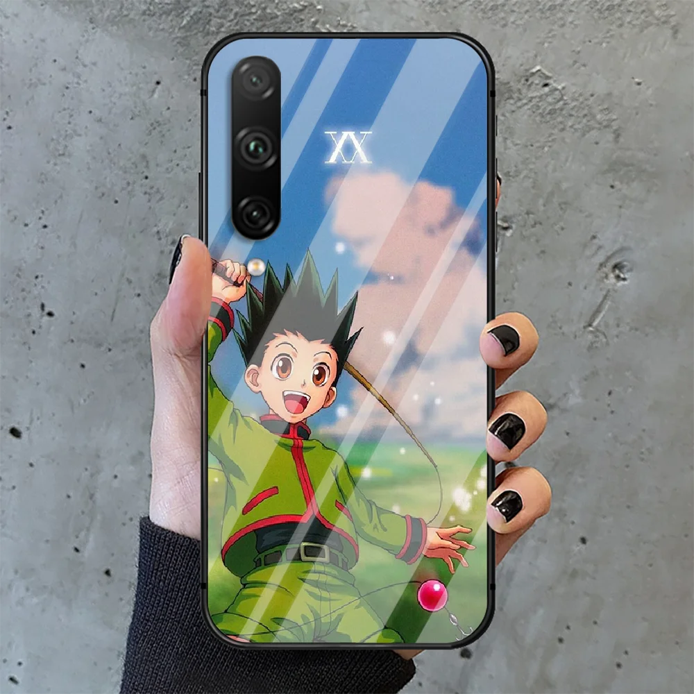 

hunter x hunte Phone Tempered Glass Case Cover For huawei honor 7 8 9 10 20 A X S lite i pro Pretty Shell Cell