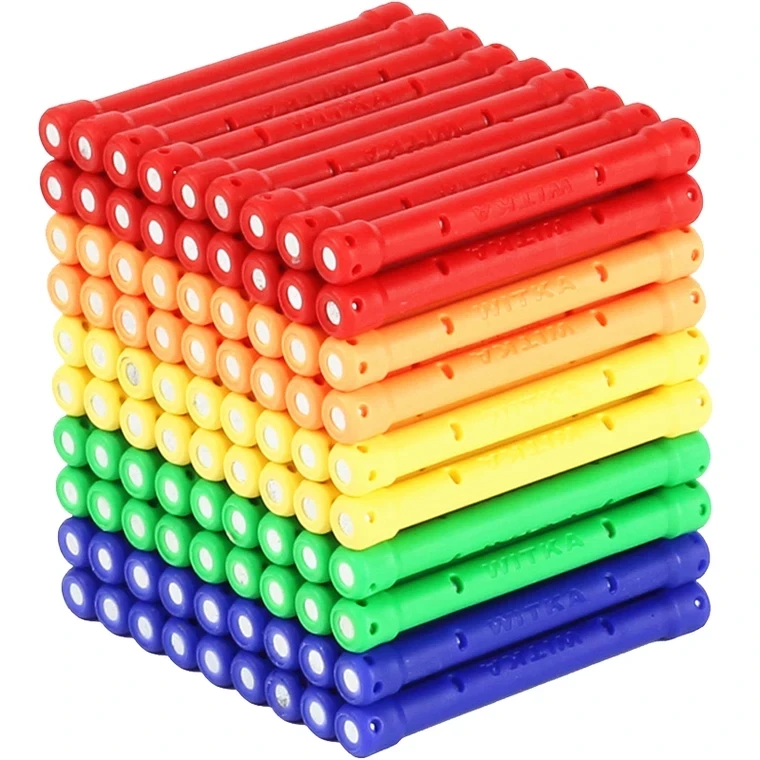 Bloques de construcci&oacute;n magn&eacute;ticos DIY para ni&ntilde;os, dise&ntilde;ador magn&eacute;tico, juego de bloques de construcci&oacute;n, juguetes educativos y regalos, 100 piezas-4