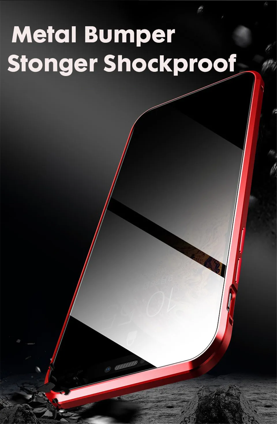 360 магнитный адсорбционный чехол для iPhone XS MAX XR X 7 8 6 6s Plus Передняя Задняя крышка из закаленного стекла полный защитный чехол на для айфон XS MAX X 8 Plus 7 6 6s плюс XR