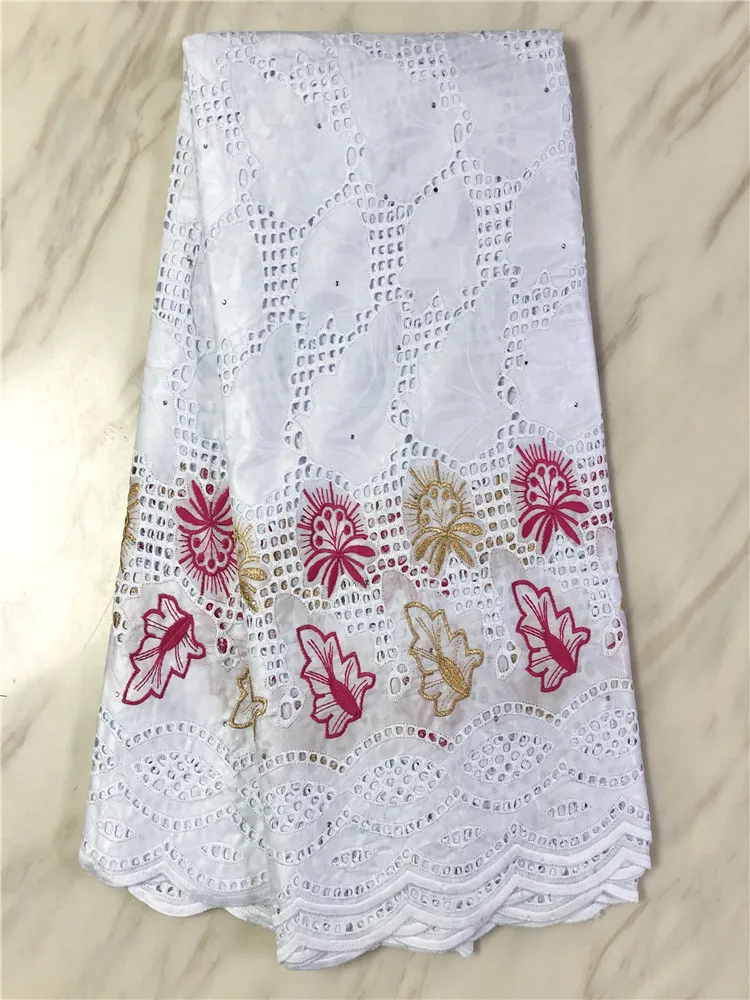 New Fashion BLACK African Bazin Lace Fabric Embroidery Nigerian Riche With Hole And Stones For Sewing FP720 | Дом и сад