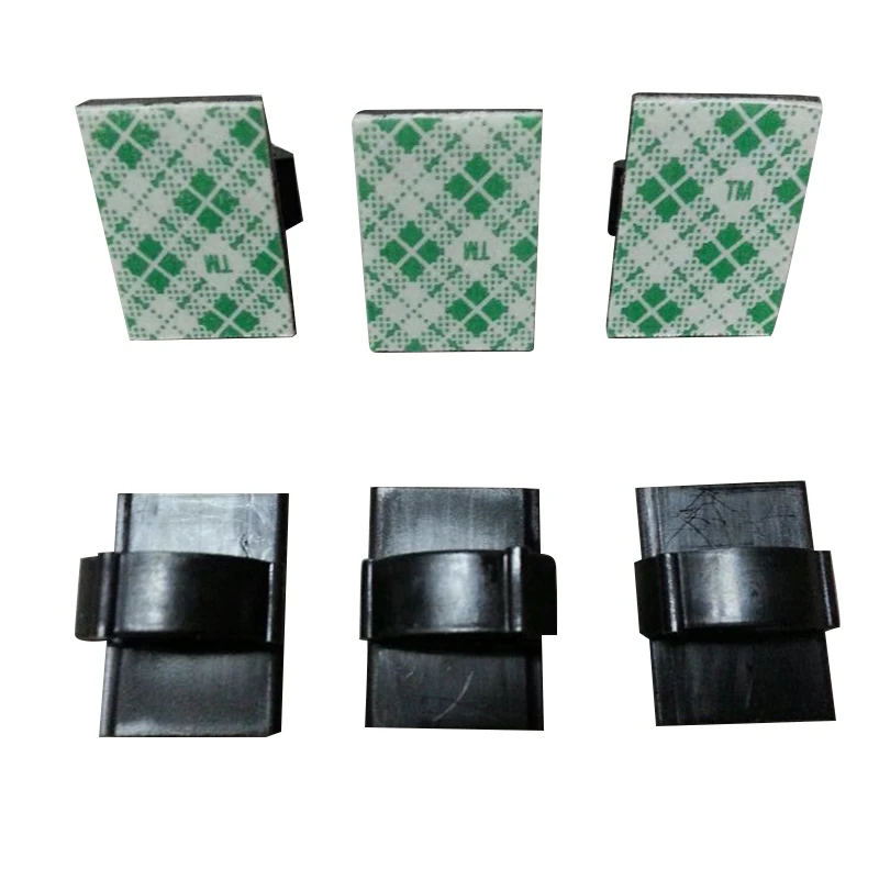 Горячая XD-100 шт. клей Кабельные зажимы Провода Кабельный Держатель стяжки