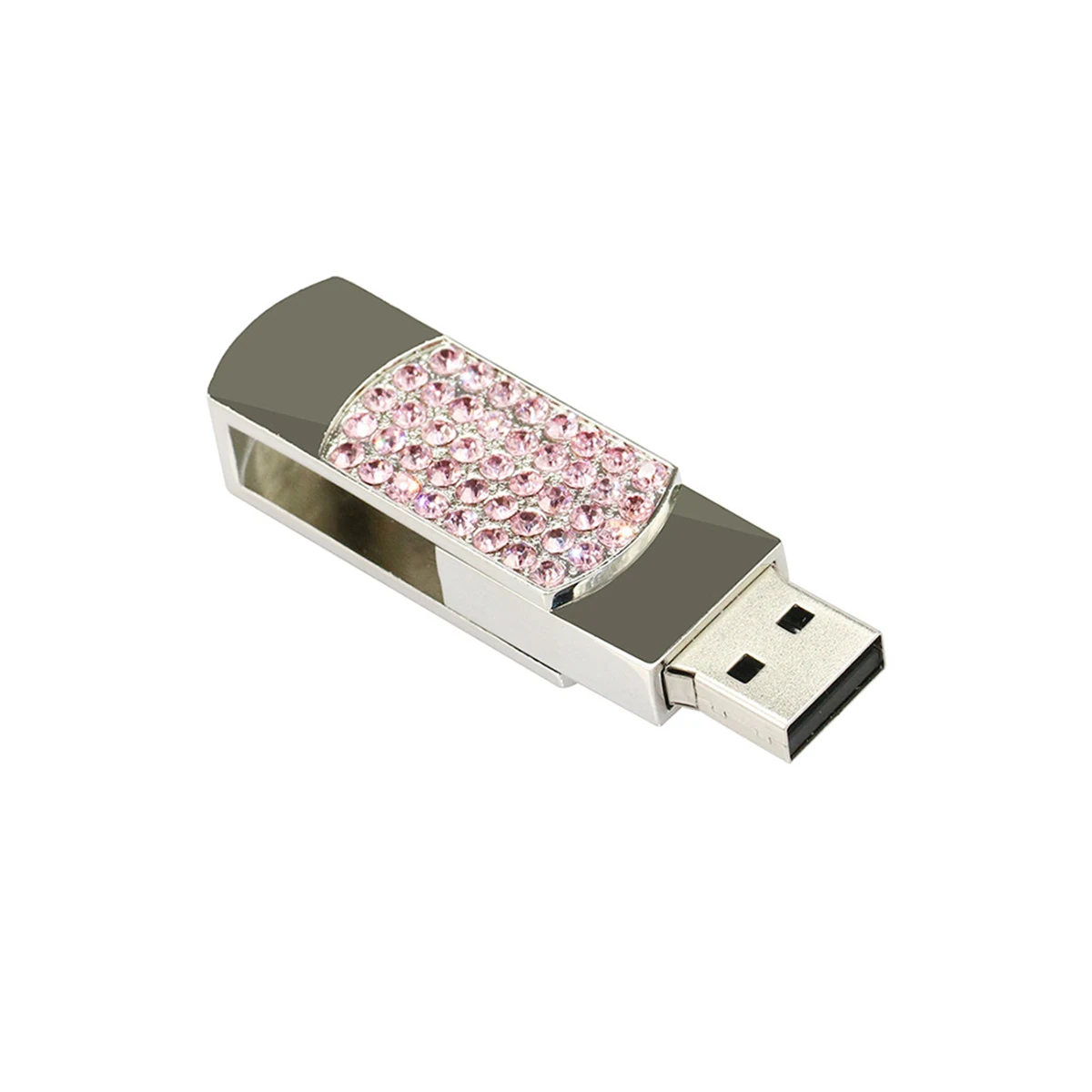 Бизнес USB флэш-накопитель с украшением в виде кристаллов кулон флеш-накопитель 256G