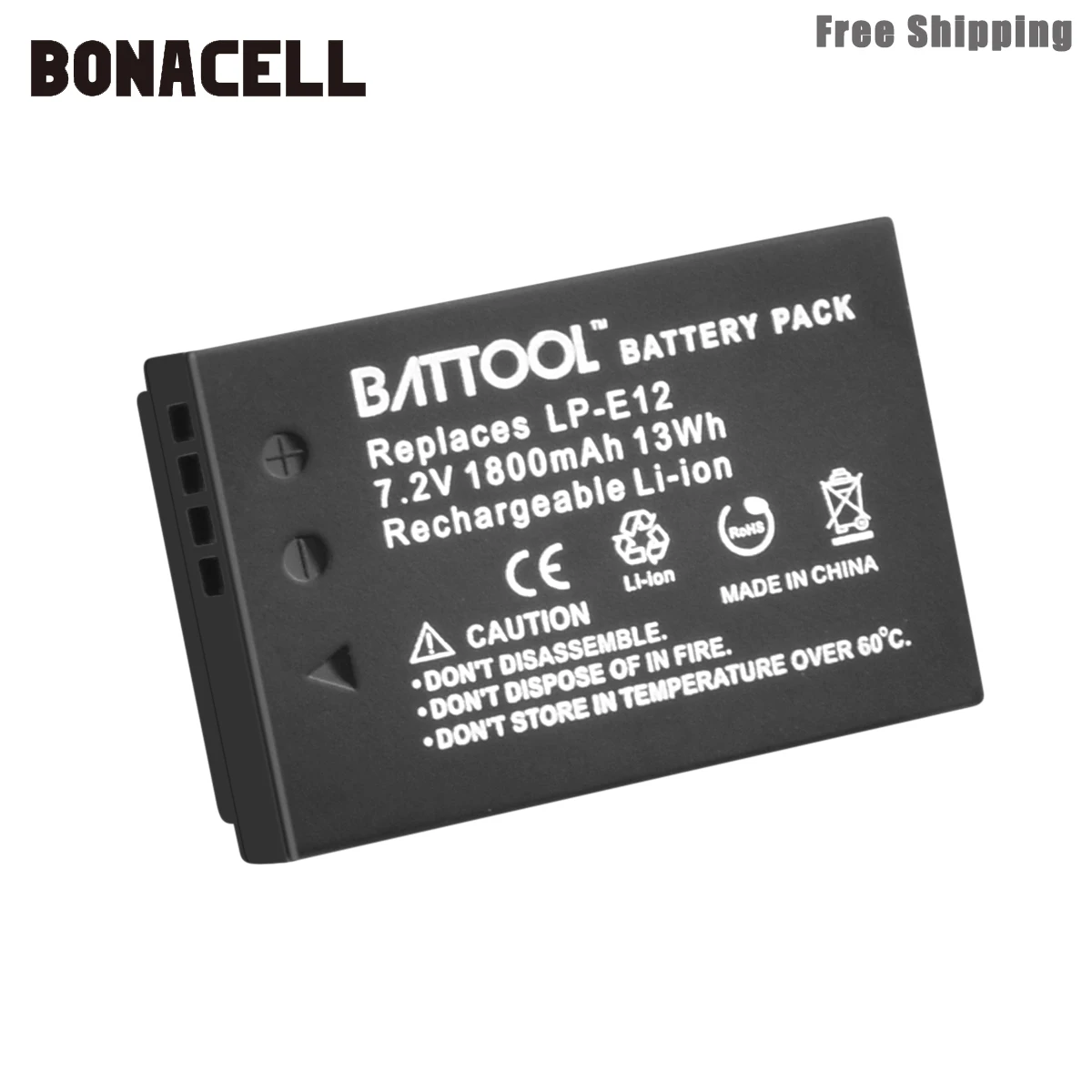 Bonacell 1800 мАч LP-E12 LPE12 LP E12 батарея для камеры+ ЖК двойное зарядное устройство для Canon EOS M10 Kiss X7 Rebel SL1 EOS 100D DSLR L50