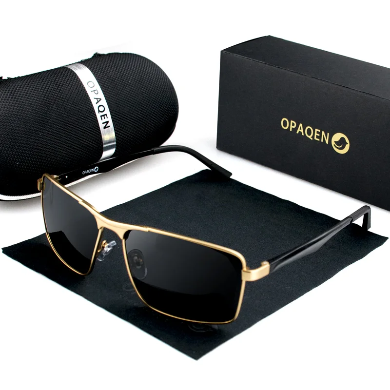 Популярные модные квадратные мужские солнцезащитные очки солнечные OPAQEN Pilot с