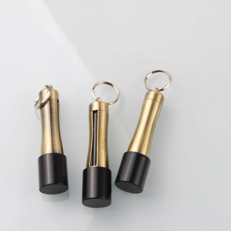 

Wanci Lighter Creative with Keychain Waterproof Wanci Match Personality Metal Lighter Smoke Accesoires Lighters Smoking