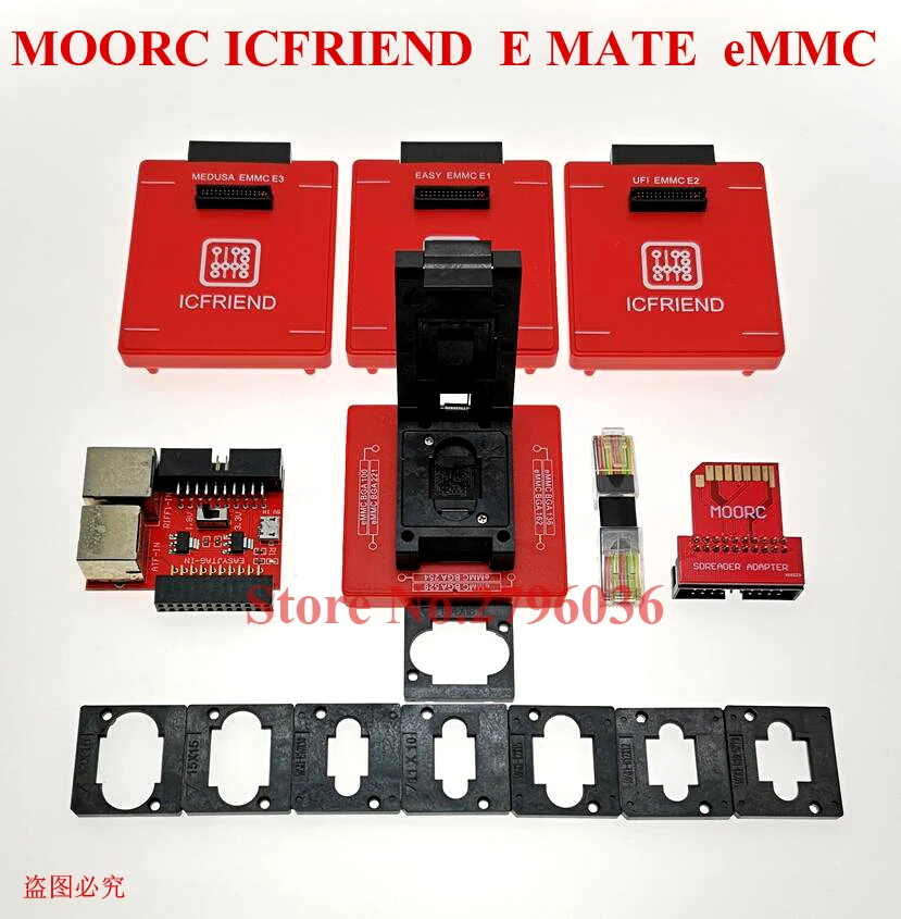 Новейшая высокоскоростная версия MOORC E MATE X EMMC EMATE BGA 13 в 1 для riff легкий jtag plus ufi medusa