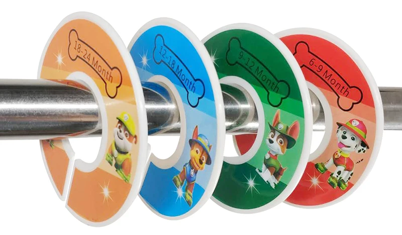 7 шт./упаковка круглые разделители для одежды|Ярлыки одежды| |