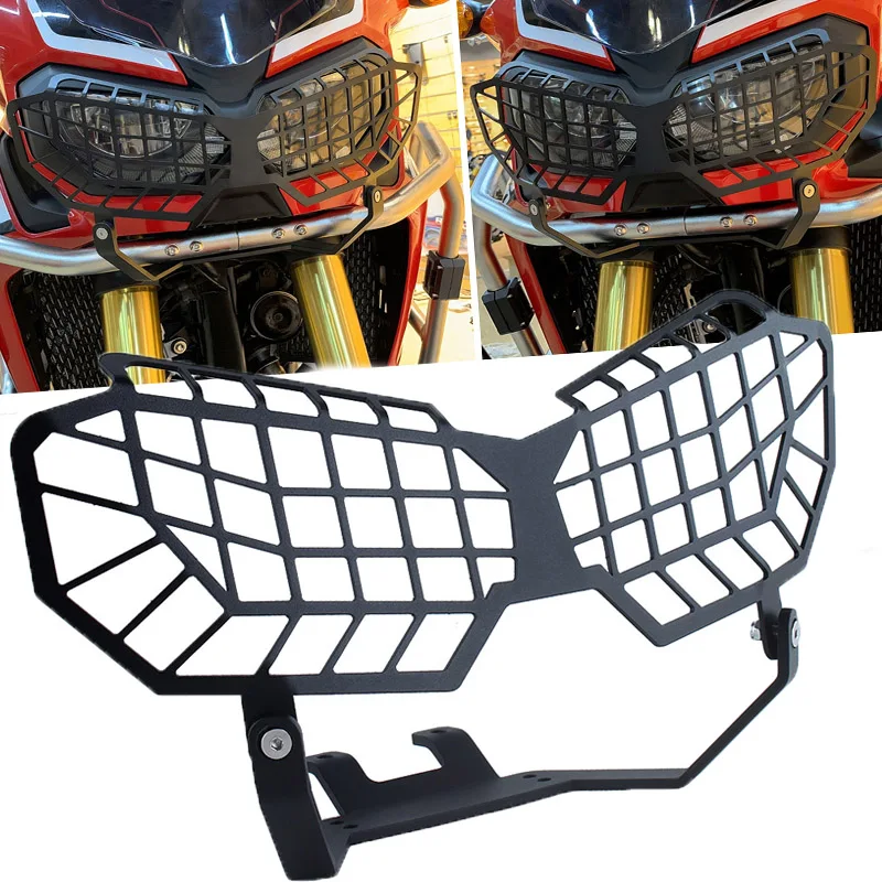 Motorcycle Grille Headlight Cover Protector Guard Lense For Honda CRF1000L CRF 1000L CRF1000 L Africa Twin 2016 2017 2018 2019