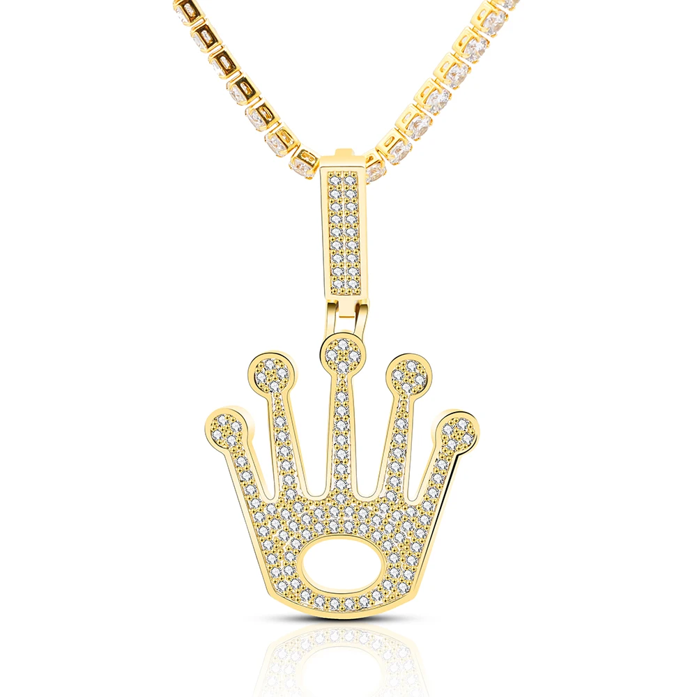 Цепочка с подвеской в стиле хип хоп для мужчин и женщин|Ожерелья подвеской| |