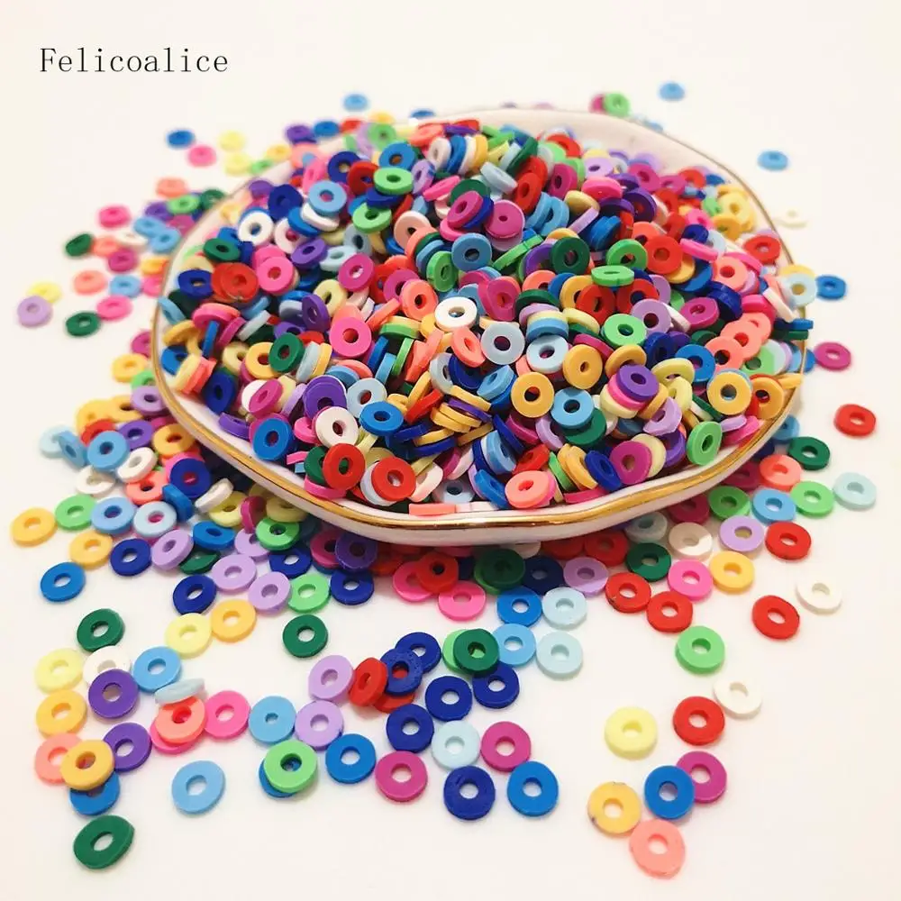 Полимерная посыпка для горячей глины поделок круглые 5 мм мягкие глиняные