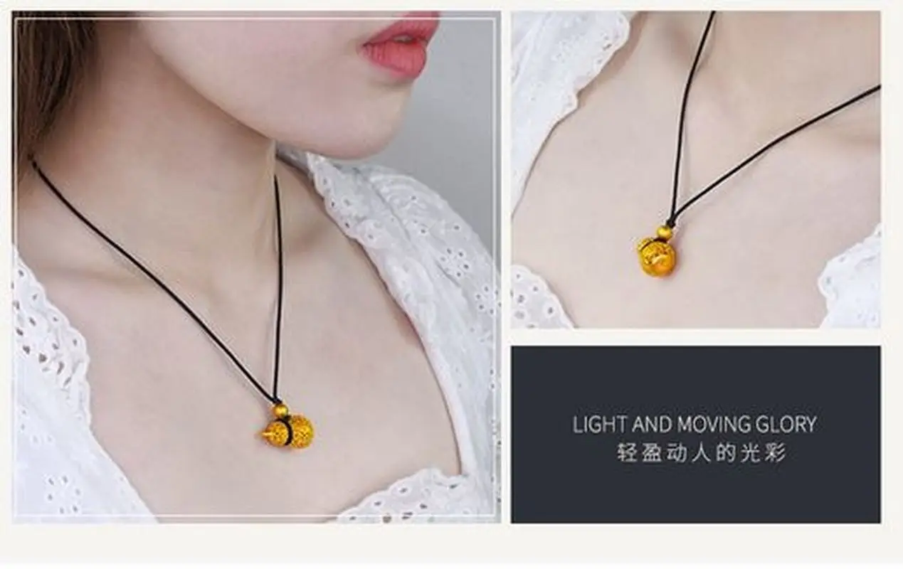 Традиционная филигранская подвеска в виде тыквы старинное позолоченное