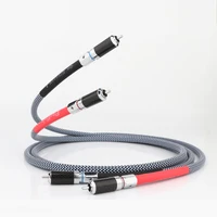 preffair high quality x404 ofc silver plated rca to rca cable hifi audio interconnect cable rca cable hifi audiophile