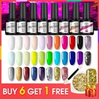 Полуперманентный чистый смешанный Гель-лак ROSALIND для ногтей модный дизайн ногтей разные цвета на выбор эмалированное Базовое покрытие УФ-гель