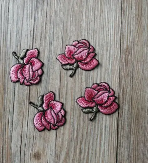5 шт. маленькие модные вышитые цветы кружево воротник аппликация мотив нашивки