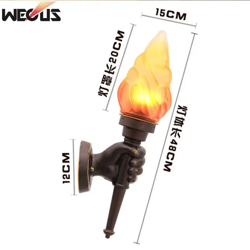 Промышленная настенная Ретро лампа (wechus) креативная индивидуальная декоративная