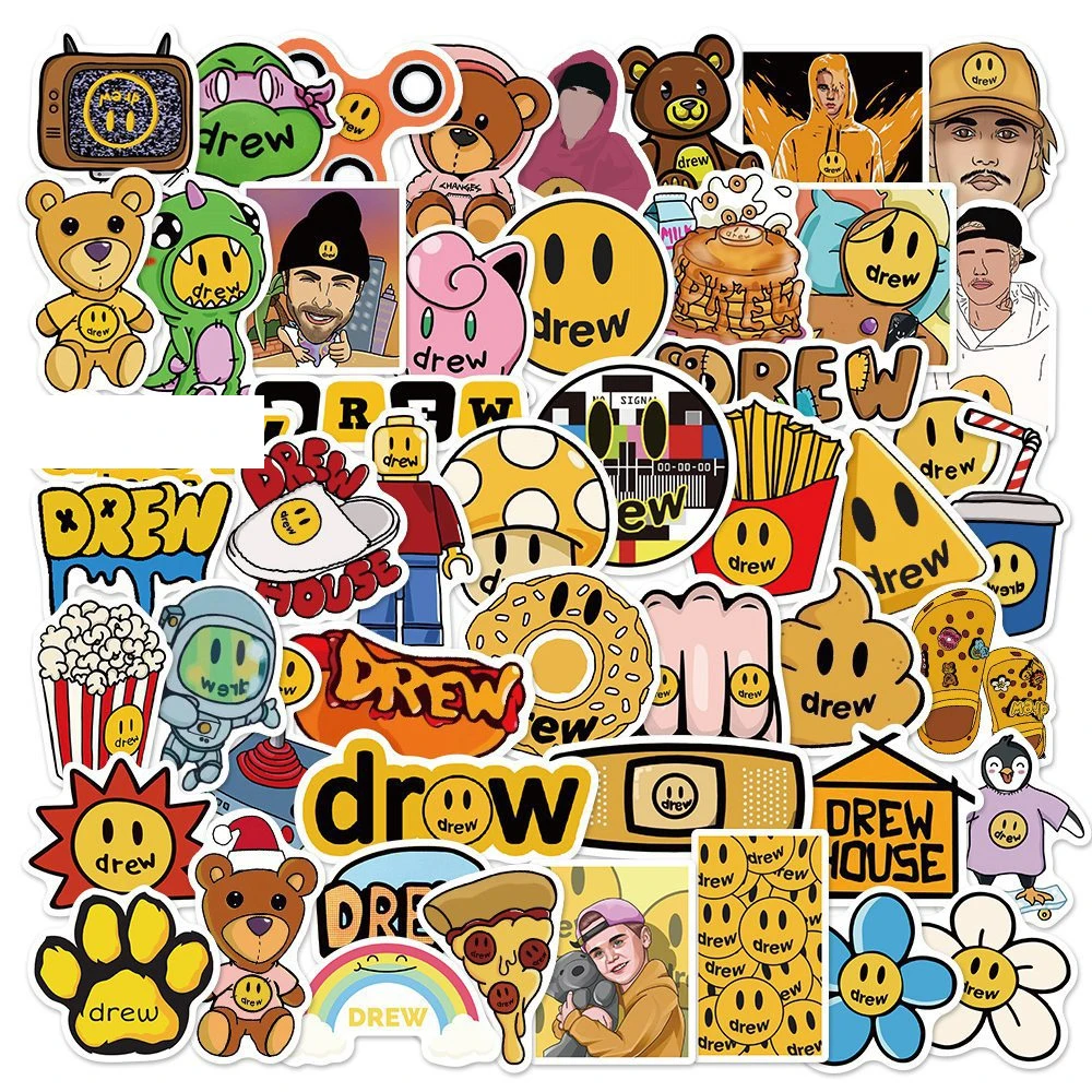 

10/30/50PCS Stickers Tide Brand Collection Stickers DIY Luggage Laptop Mobile Phone Water Cup Decoration Stickers Wholesale