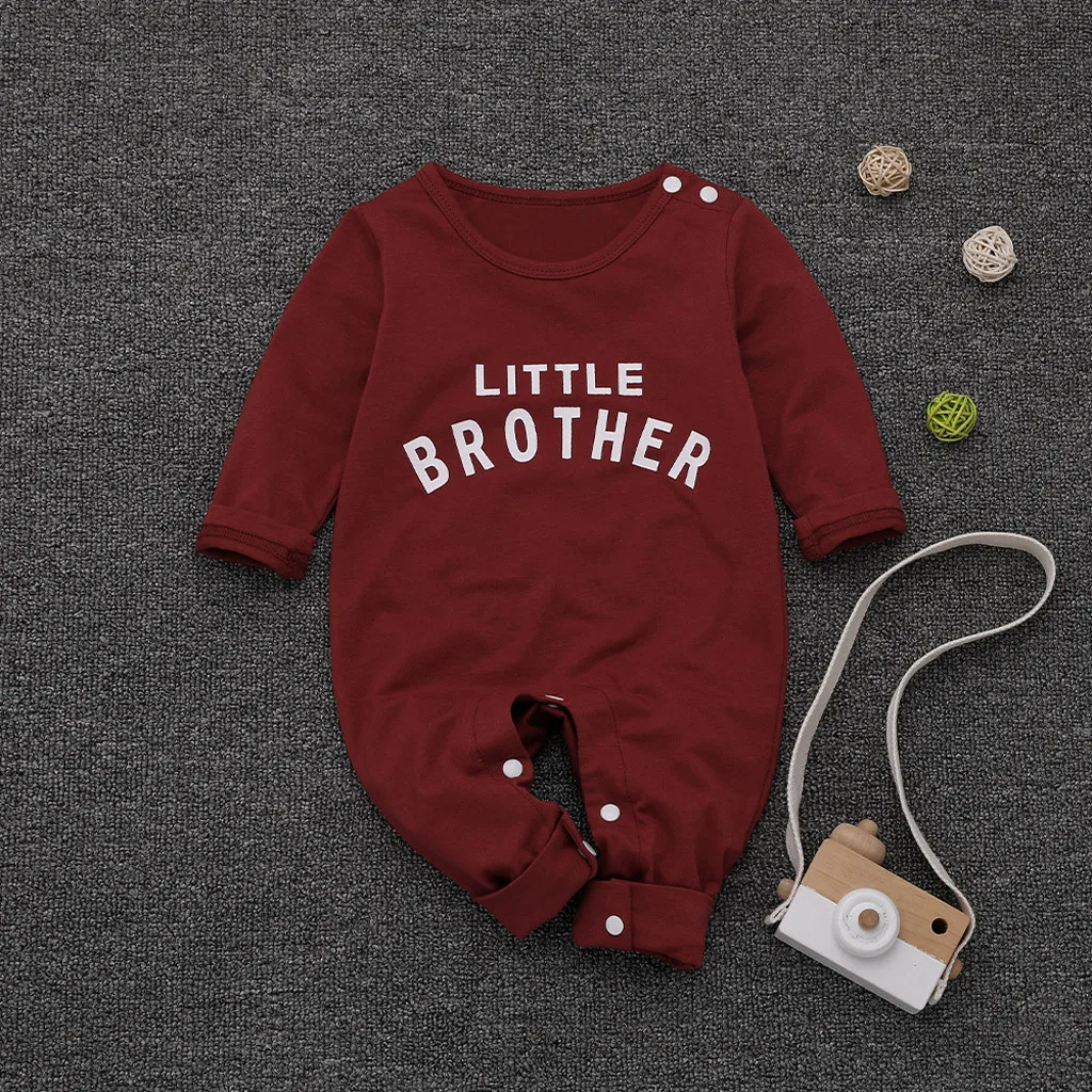 Для маленьких детей детские комбинезоны для девочек мальчиков с буквенным