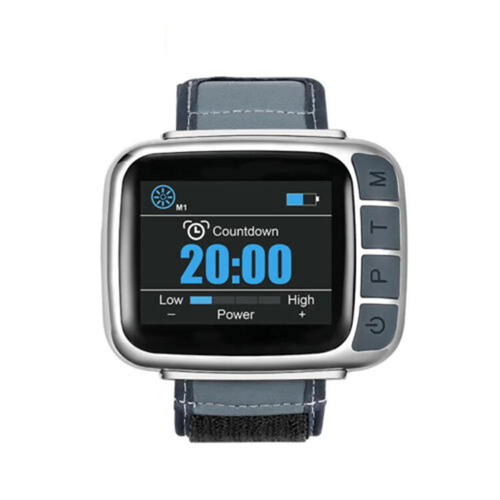 Лазерные часы 808nm для терапии наручные лазерные диодные LLLT лазерный ИК-радиатор