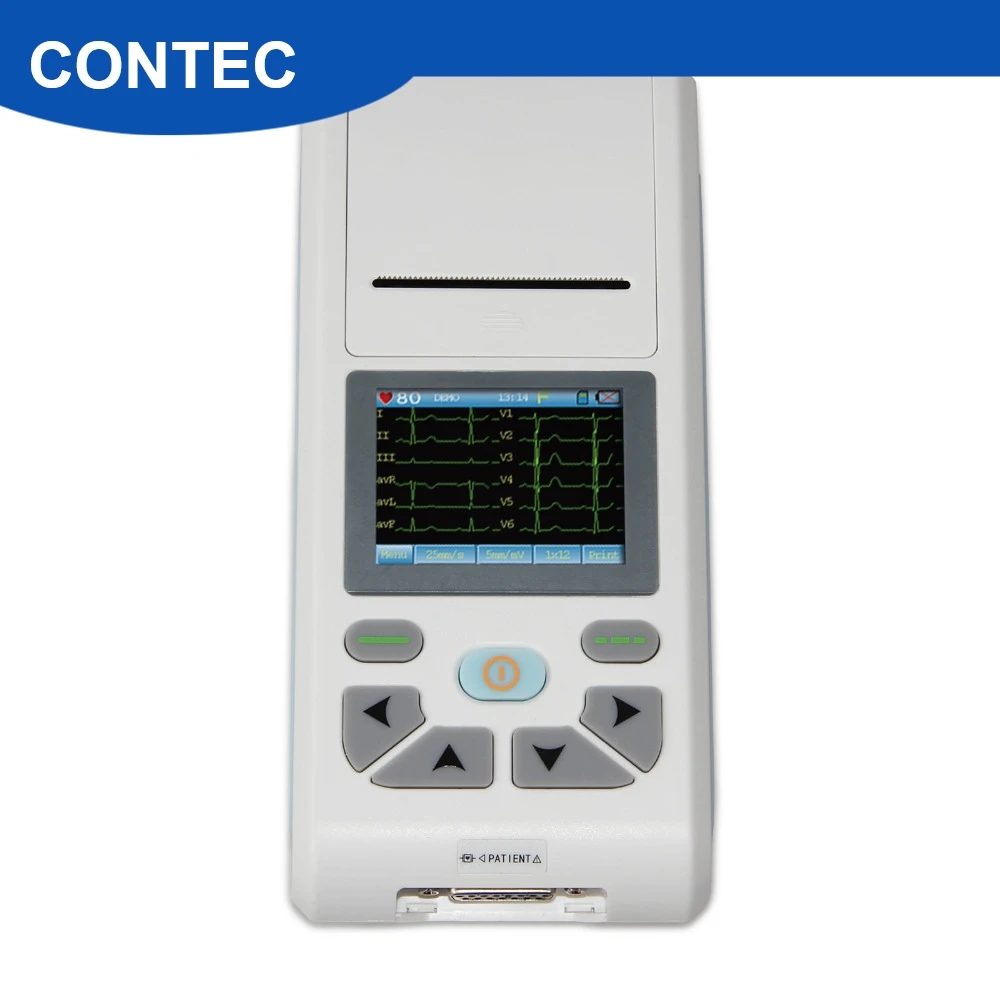 CONTEC бренд 12 канальный ЭКГ/ЭКГ машина электрокардиограф ПК программное