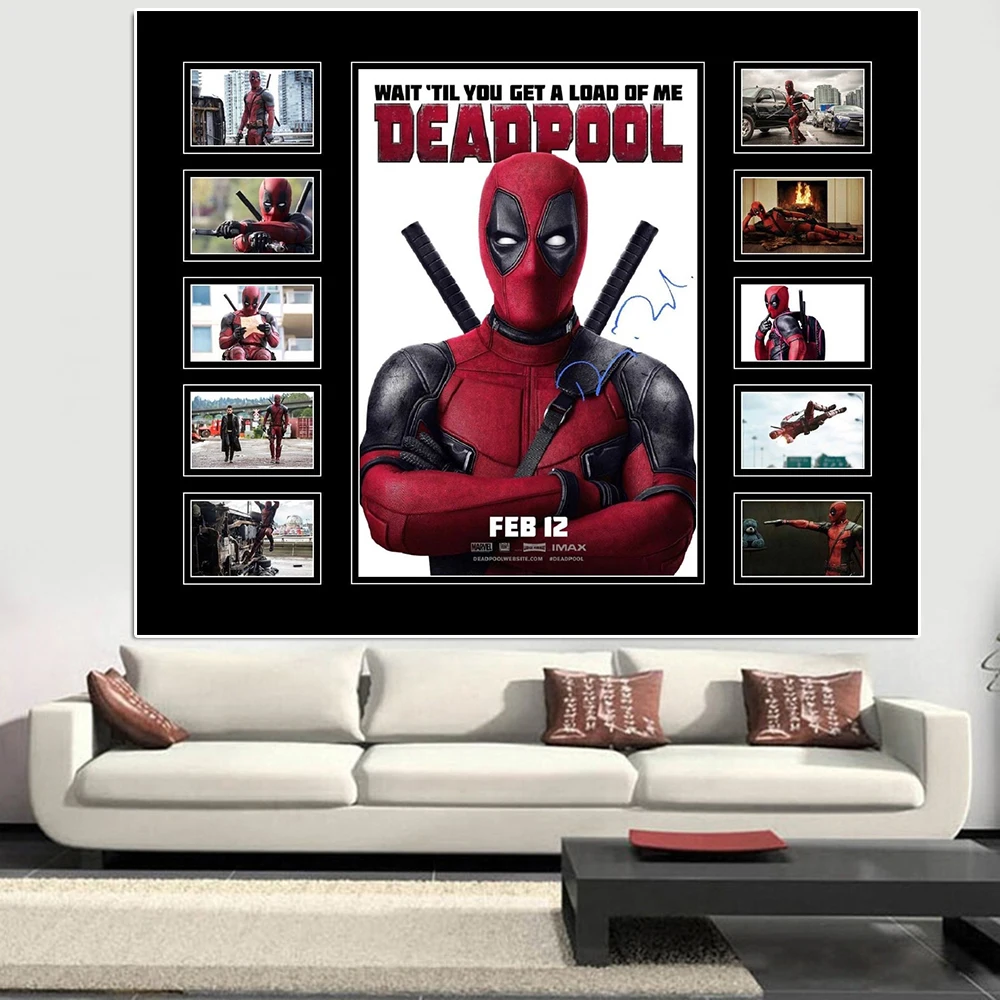 

Marvel Avengers Movie Poster Superheros Deadpool Spiderman Canvas Painting wall art Living Room Home Decoration Picture Gift
