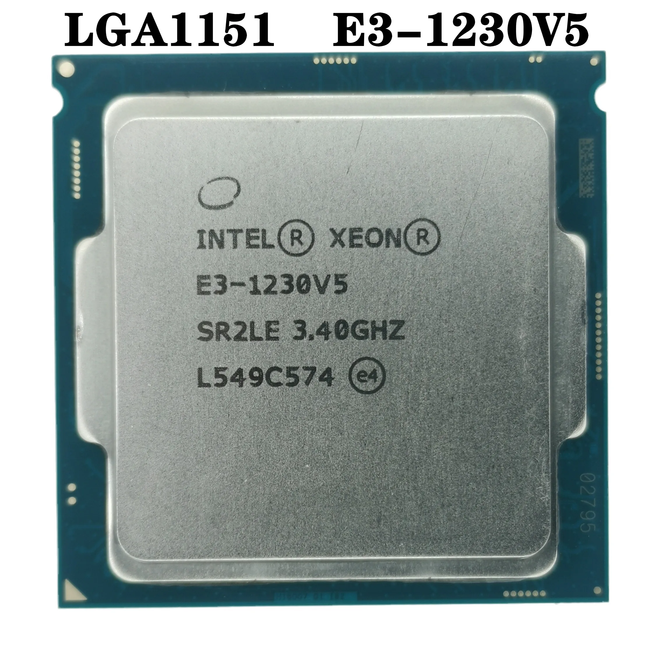 Desktop CPU Xeon E3-1230 v5 E3 1230v5 1230 3.4 GHz Quad-Core Eight-Thread Processor 80W LGA 1151 | Компьютеры и офис