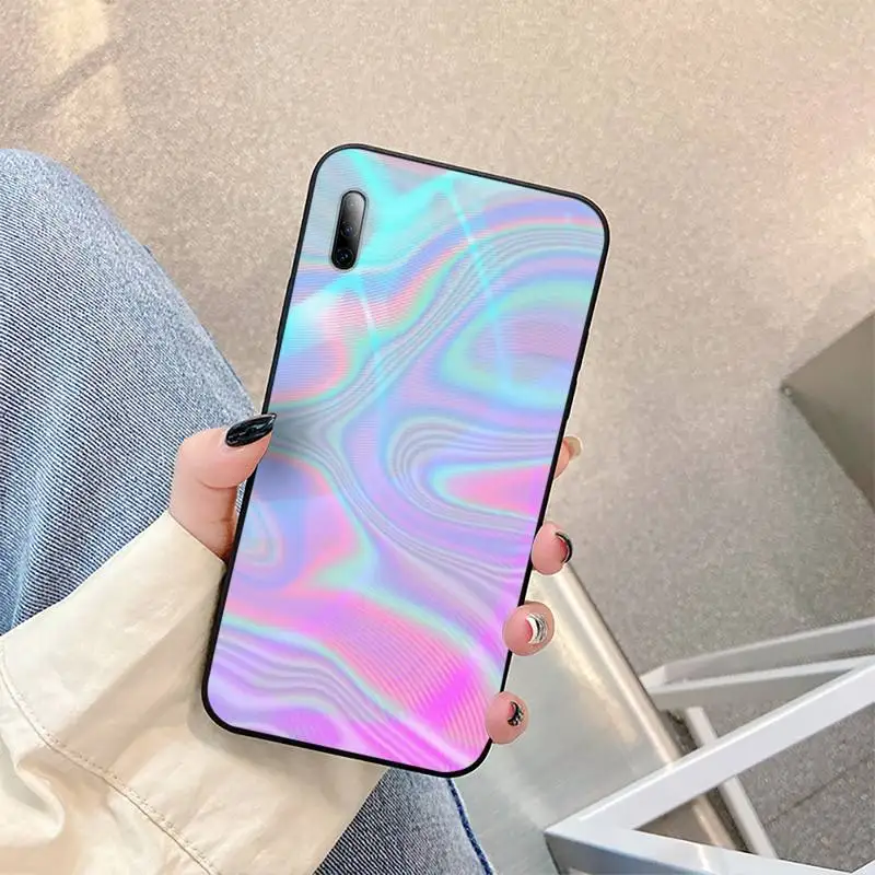 

Hot Colorful rainbow Silicone Phone Case for Huawei mate 9 10 lite 20x 30 pro nova 5t y5 y7 y9s prime 2018 2019 Cover Silicone