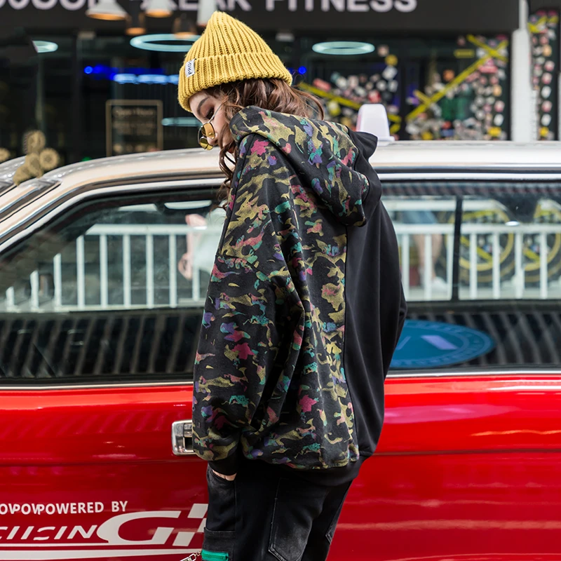 Женская камуфляжная Толстовка Max LuLu повседневная толстовка с капюшоном в