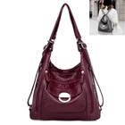 Кожаные сумки, роскошные женские сумки, дизайнерские многофункциональные сумки на плечо для женщин, Роскошная мягкая, большая емкость, повседневная сумка-тоут