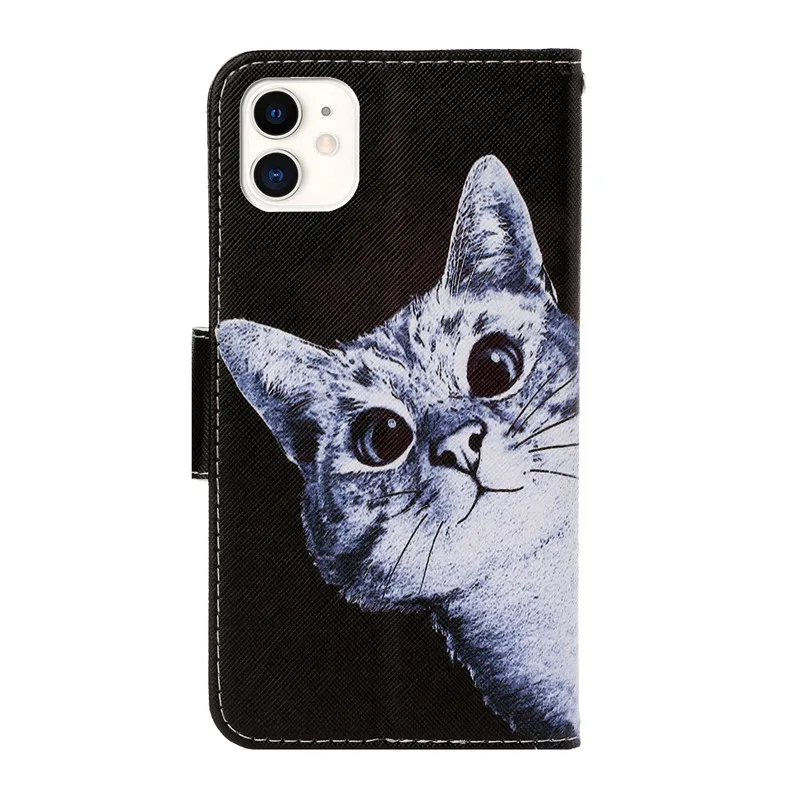 Кожаный чехол-книжка для iPhone 8, чехол для iPhone 5 5S se, 6, 6 S, 7, 8 Plus, X, 11 Pro, XS MAX, чехол, мягкий чехол-кошелек из ТПУ, чехол-подставка, чехол для телефона