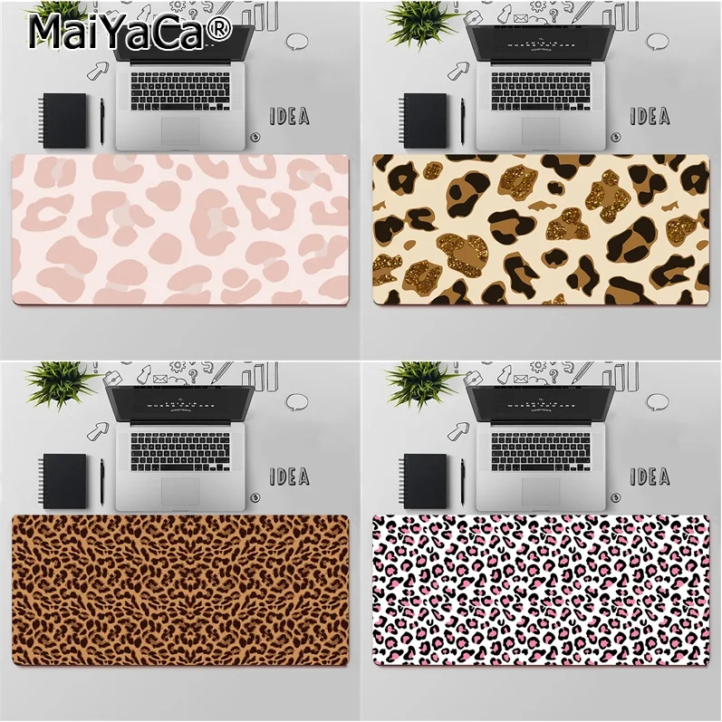 Высококачественный игровой коврик MaiYaCa с леопардовым принтом настольный