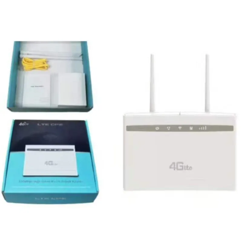 Разблокированный Wi Fi роутер 4G 300 Мбит/с LTE CPE с поддержкой порта LAN слот для SIM карты