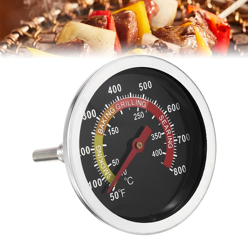 

1pc BBQ Thermometer Stainless Steel Thermometer Temperature For Home Supplies Oven Grill Cooking Temp Gauges