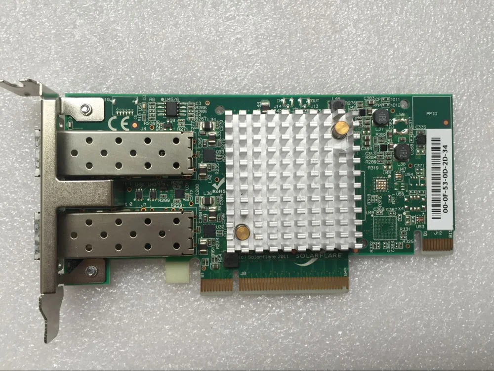 

Solarflare SFN6122F Dual-Port 10GbE PCI-E Server Adapter Card network card