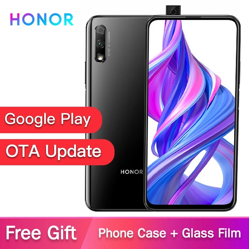 honor 9x Kirin 810 4000 мАч супер срок службы батареи 48 миллионов ультра четкая ночная съемка 6,59 дюймов Лифт полный экран
