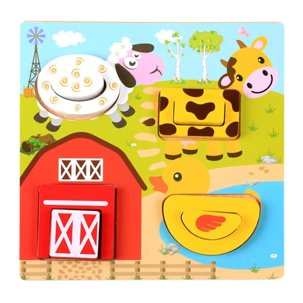 

Children DIY Stereo Puzzles Kids Toddler Preschool Learning Education Toys Set